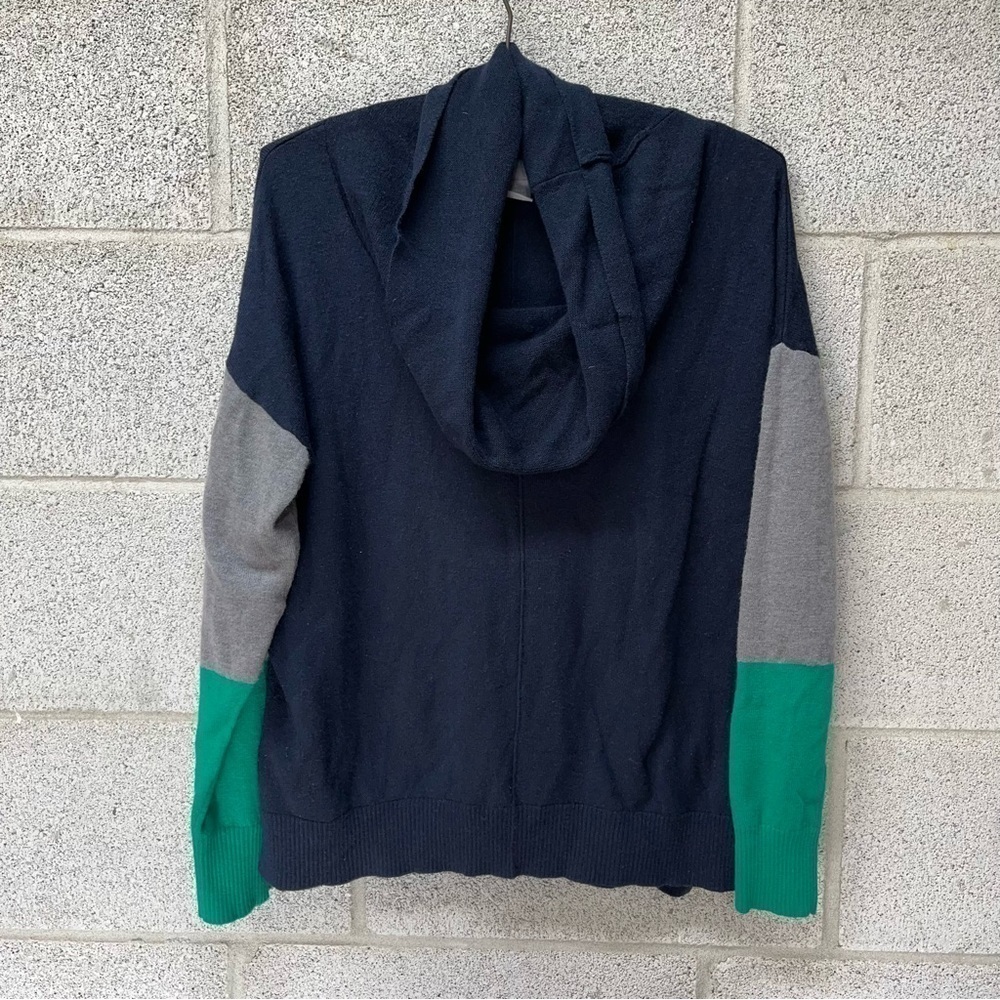 JCP Wool Blend Color Block Cowl Sweater